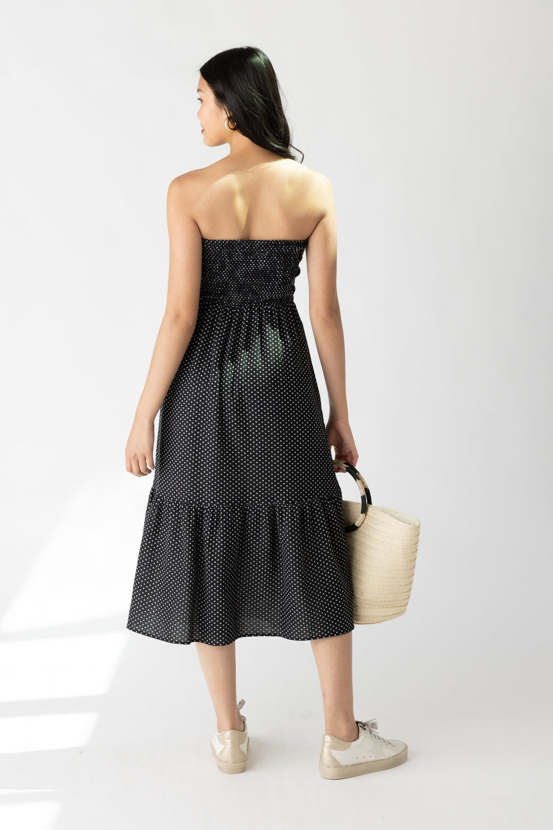 SALE - Francis Strapless Smocked Dress