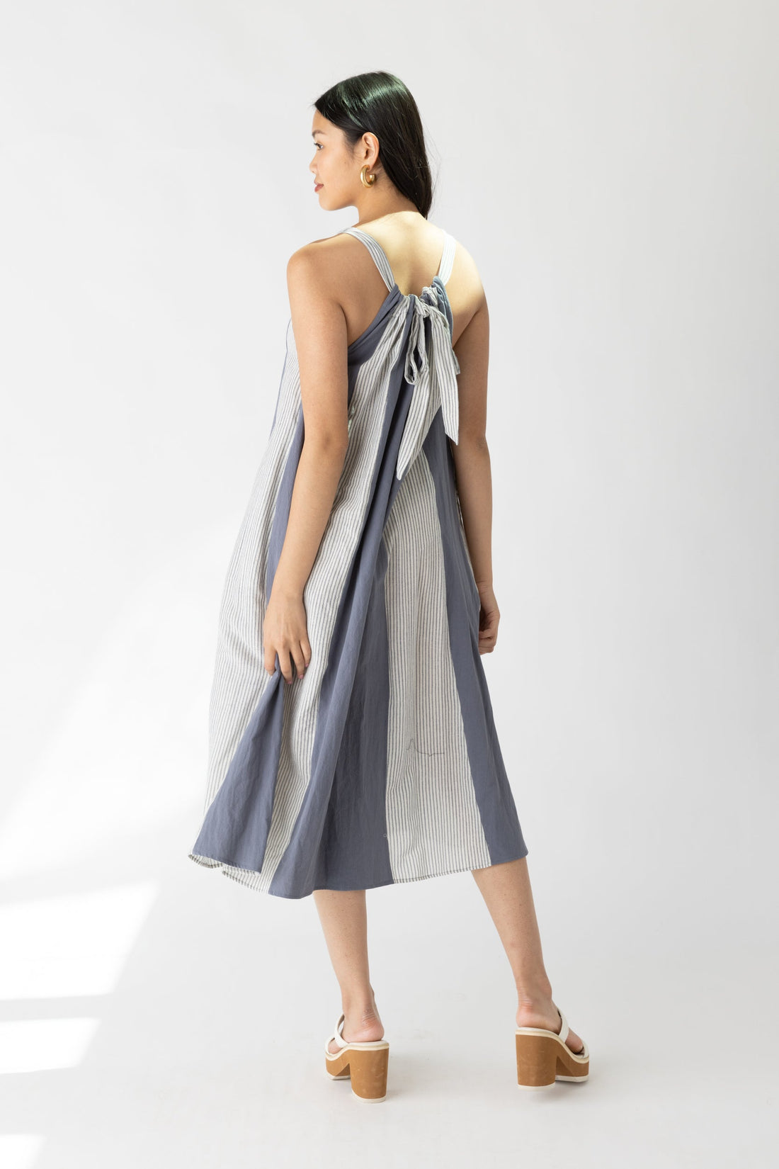 SALE - Lilia Striped Midi Dress