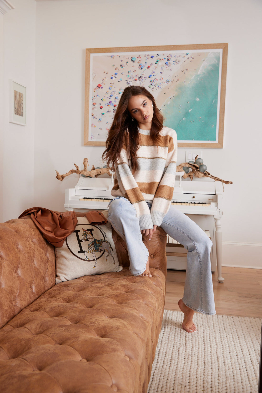 SALE - Orla Metallic Detail Sweater