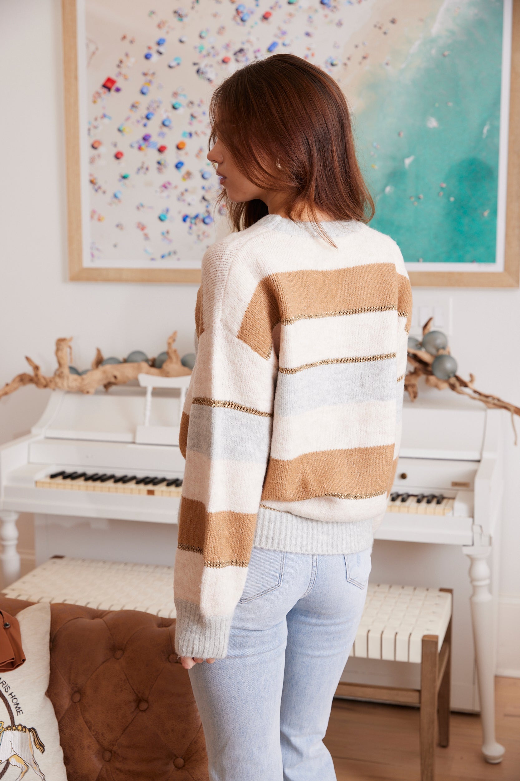SALE - Orla Metallic Detail Sweater