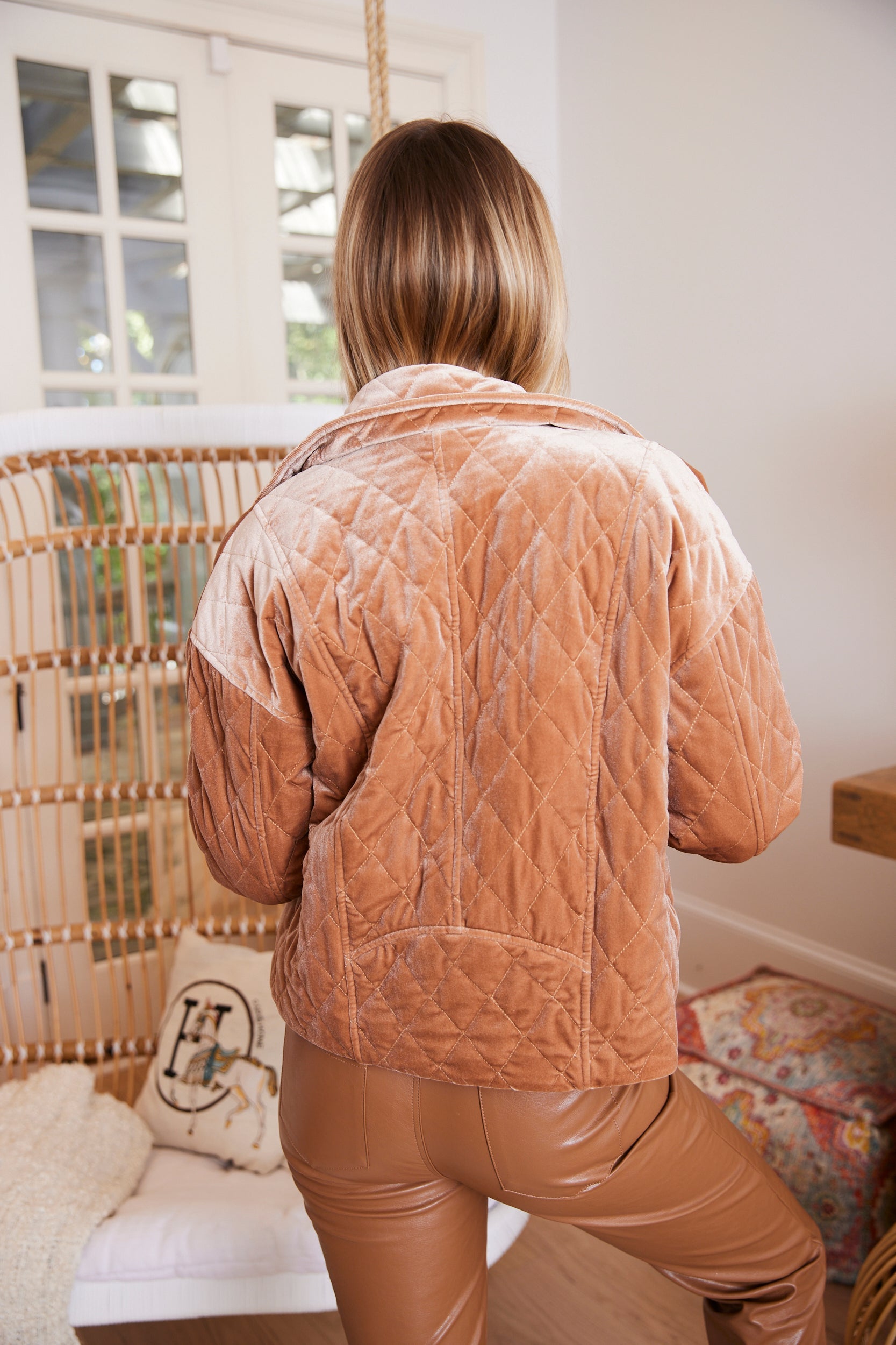 Leighton Quilted Moto Jacket