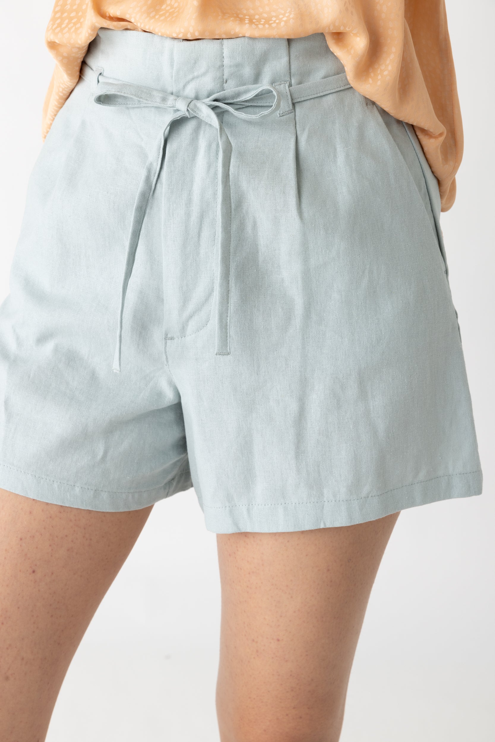 Beverly Pleated Tie Waist Shorts
