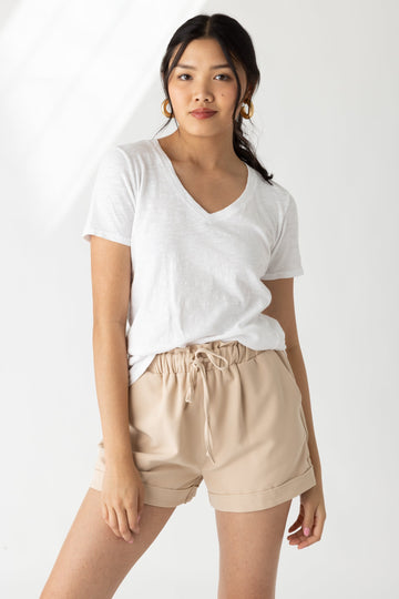 Giselle Raw Edge Tee