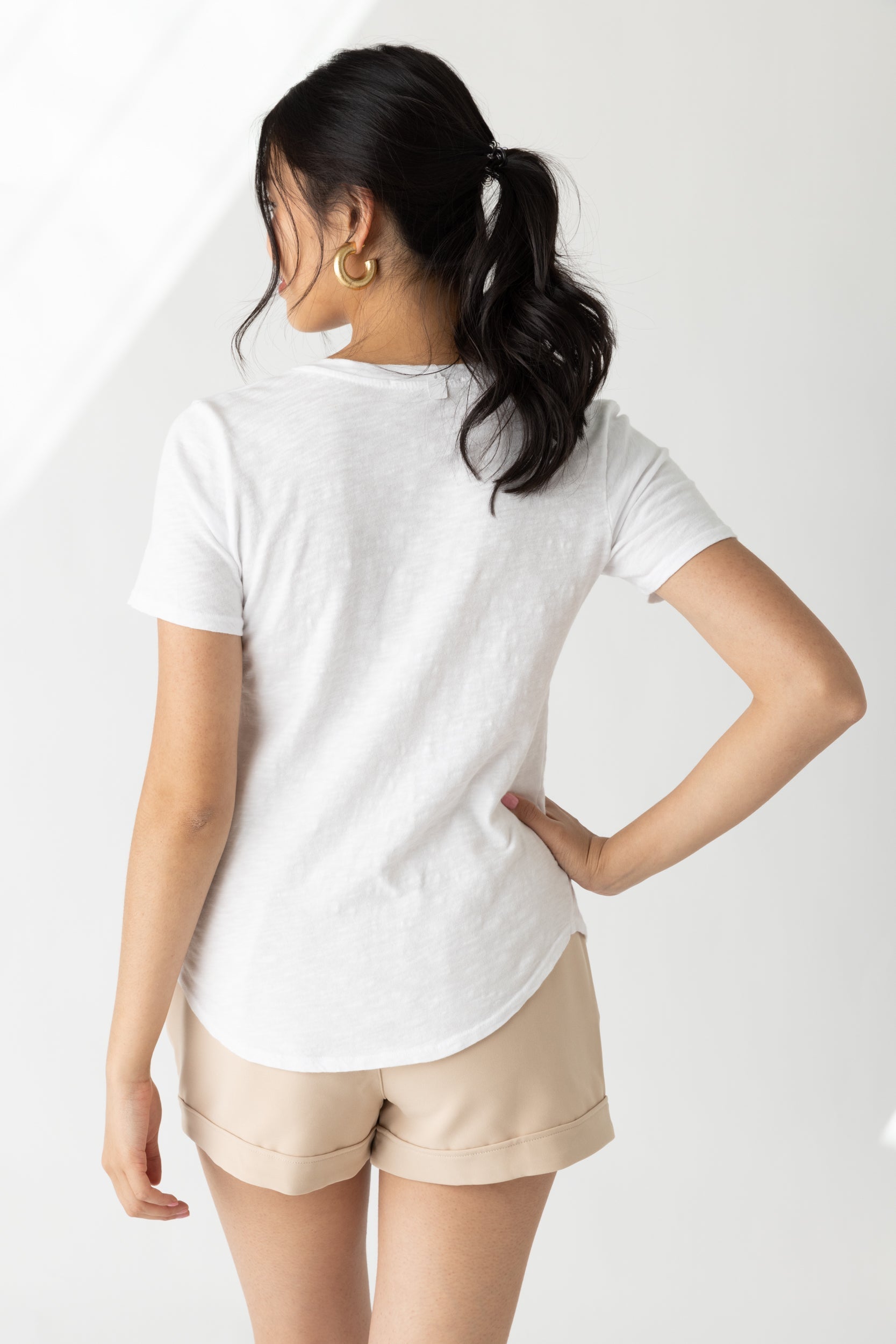 Giselle Raw Edge Tee