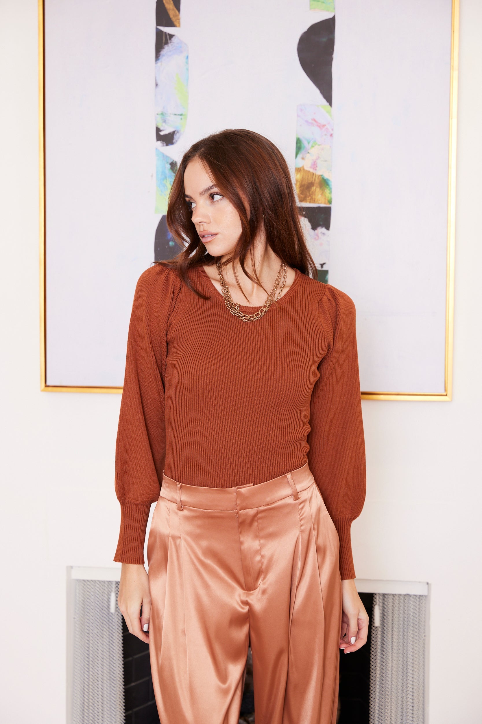 SALE - Rory Puff Sleeve Bodysuit