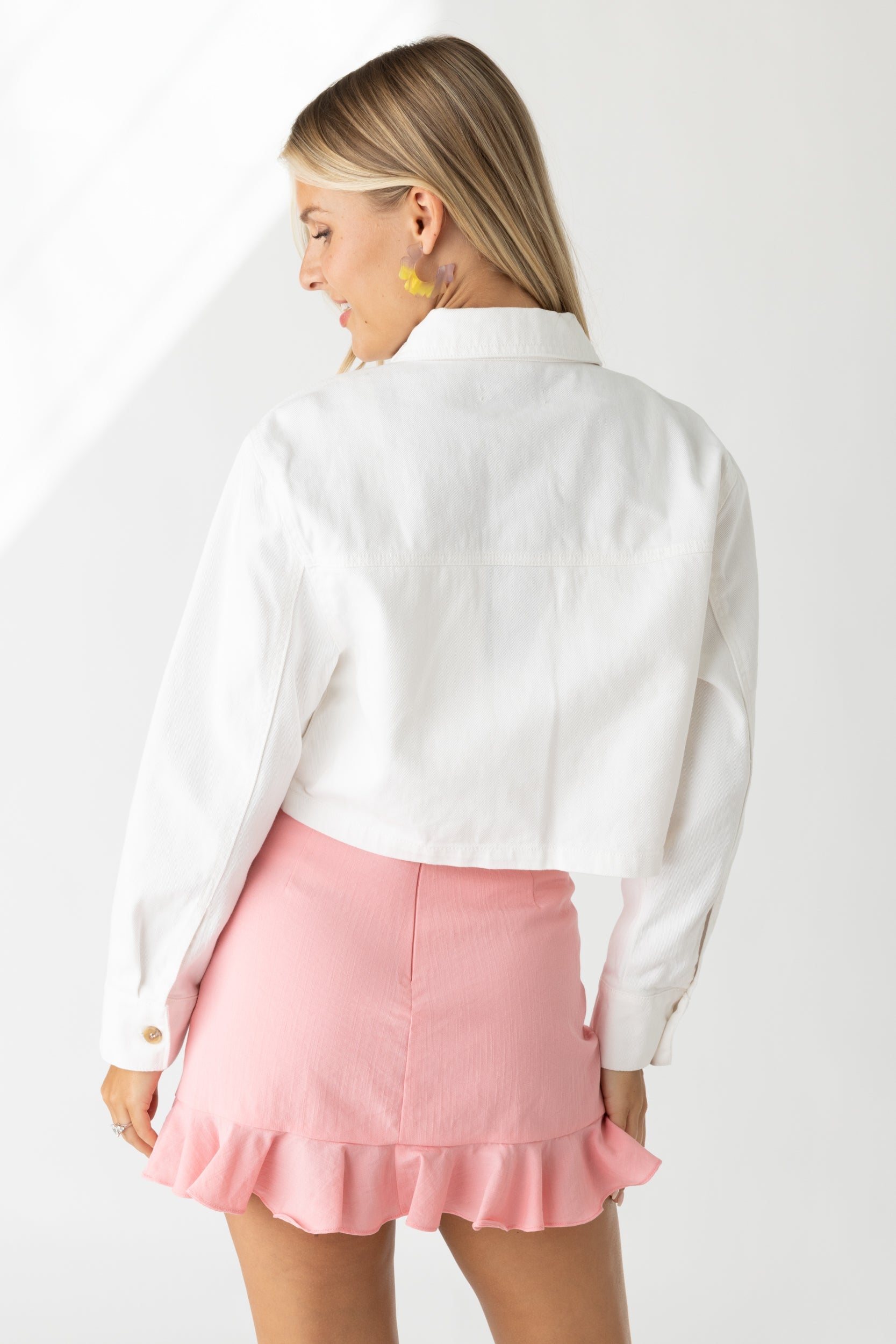 Lily Cropped Denim Jacket