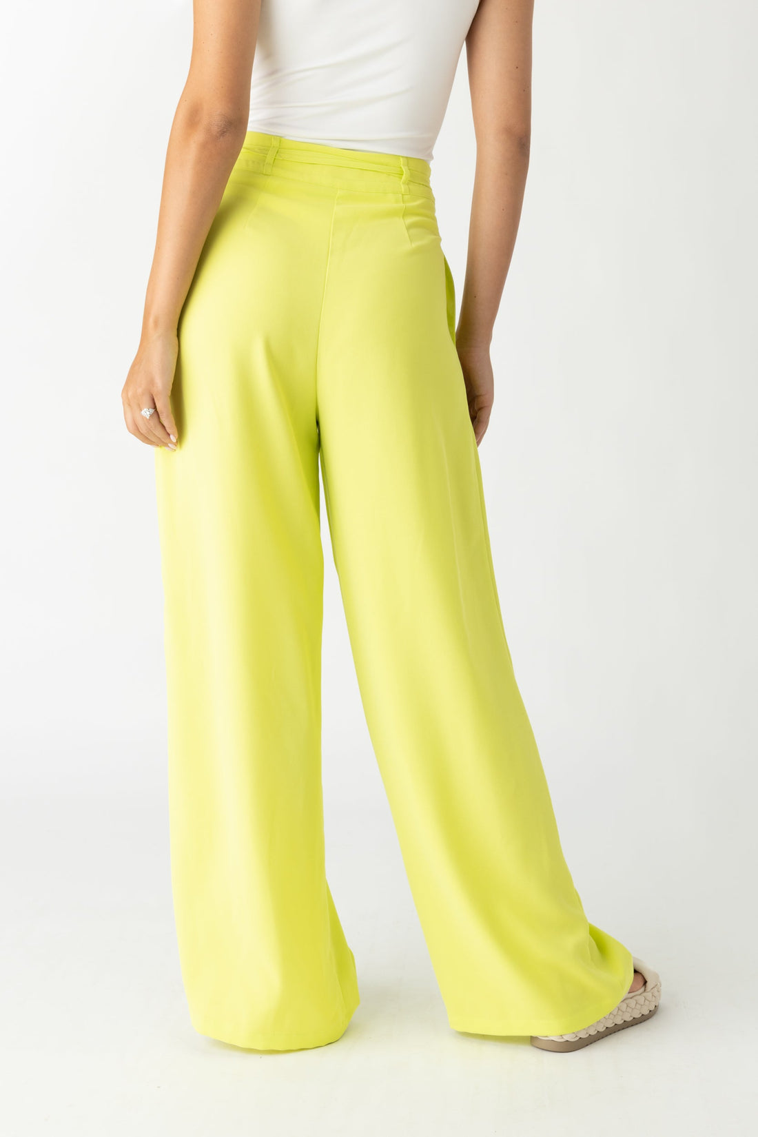 Jordan Tie Front Wide Leg Pant