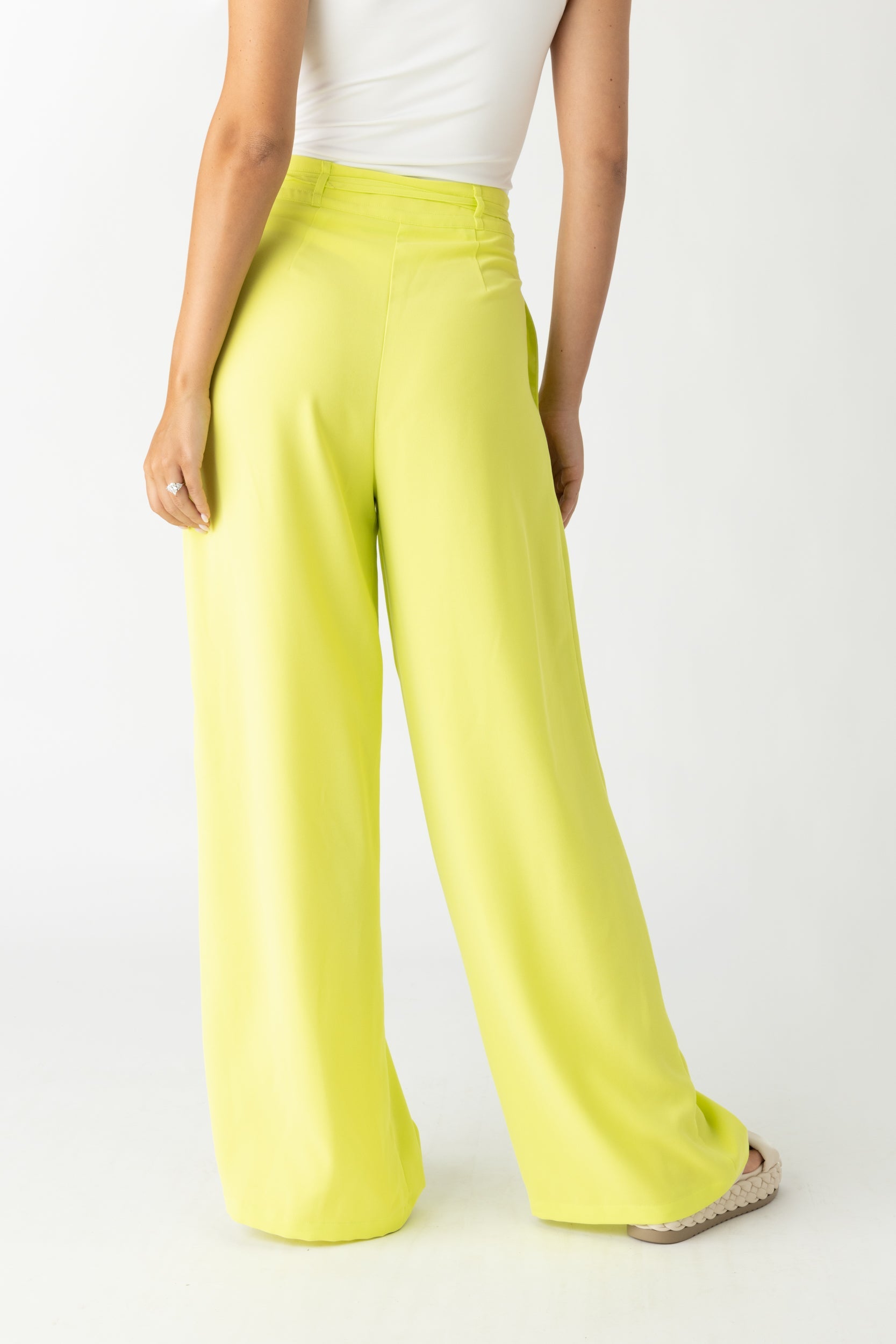 Jordan Tie Front Wide Leg Pant
