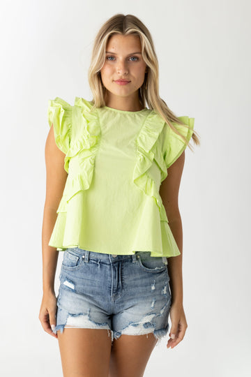 SALE - Heidi Ruffled Detail Blouse