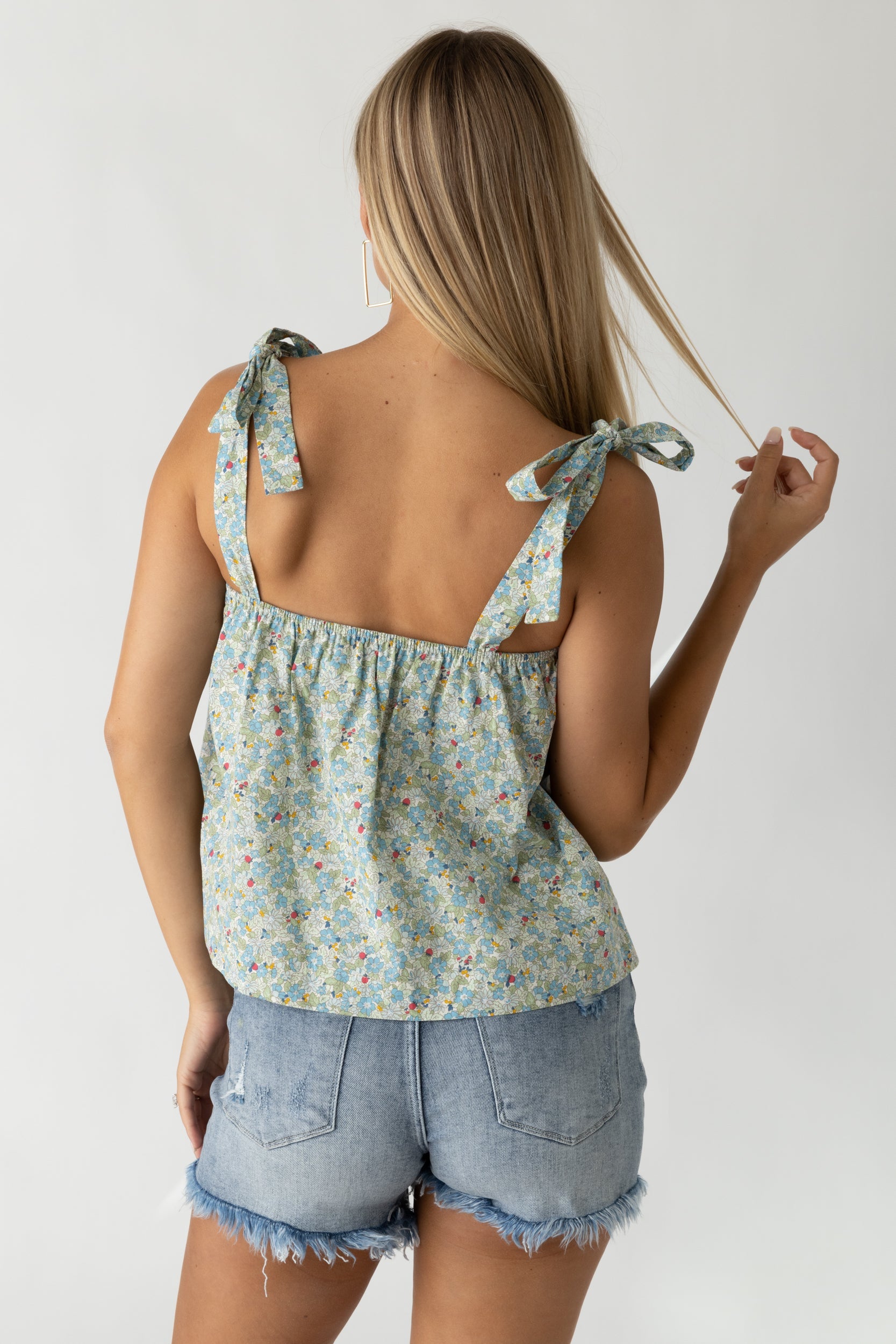 SALE - Alex Floral Tie Strap Cami