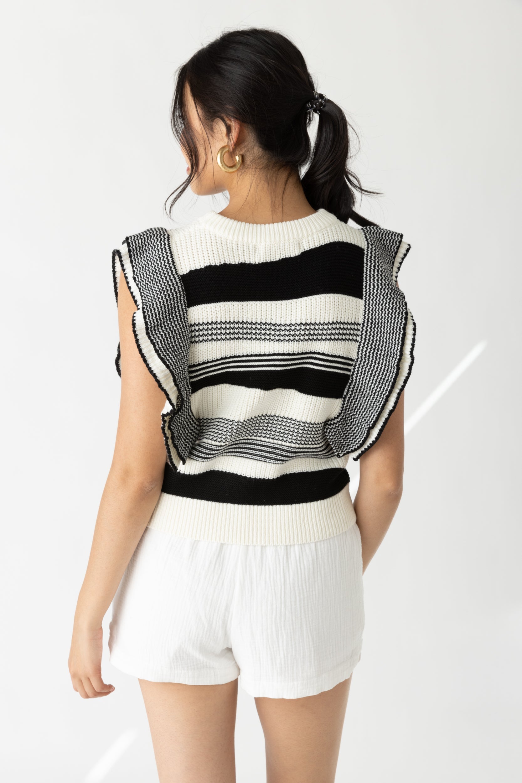 Bonnie Ruffled Knit Top