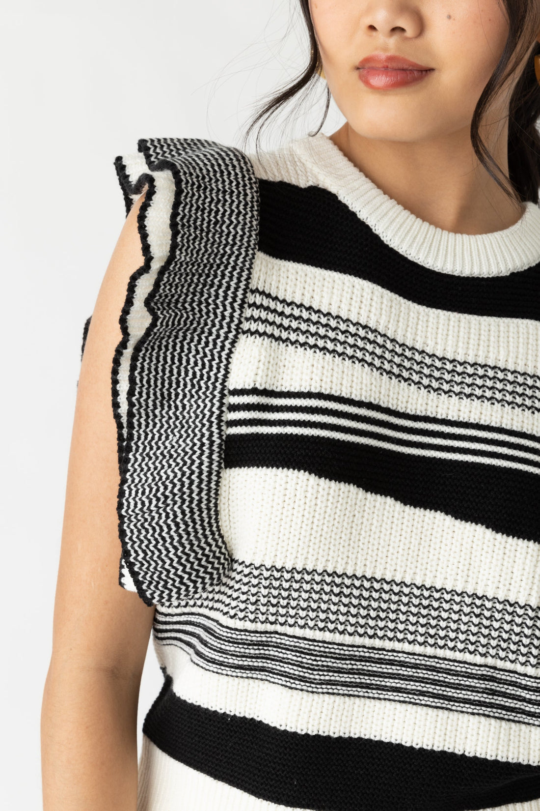 Bonnie Ruffled Knit Top