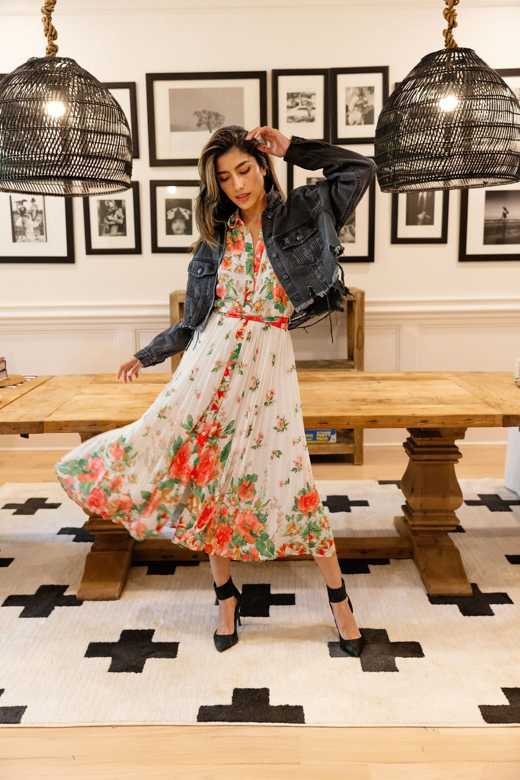 The Fortner Cropped Rock N Roll Jean Jacket