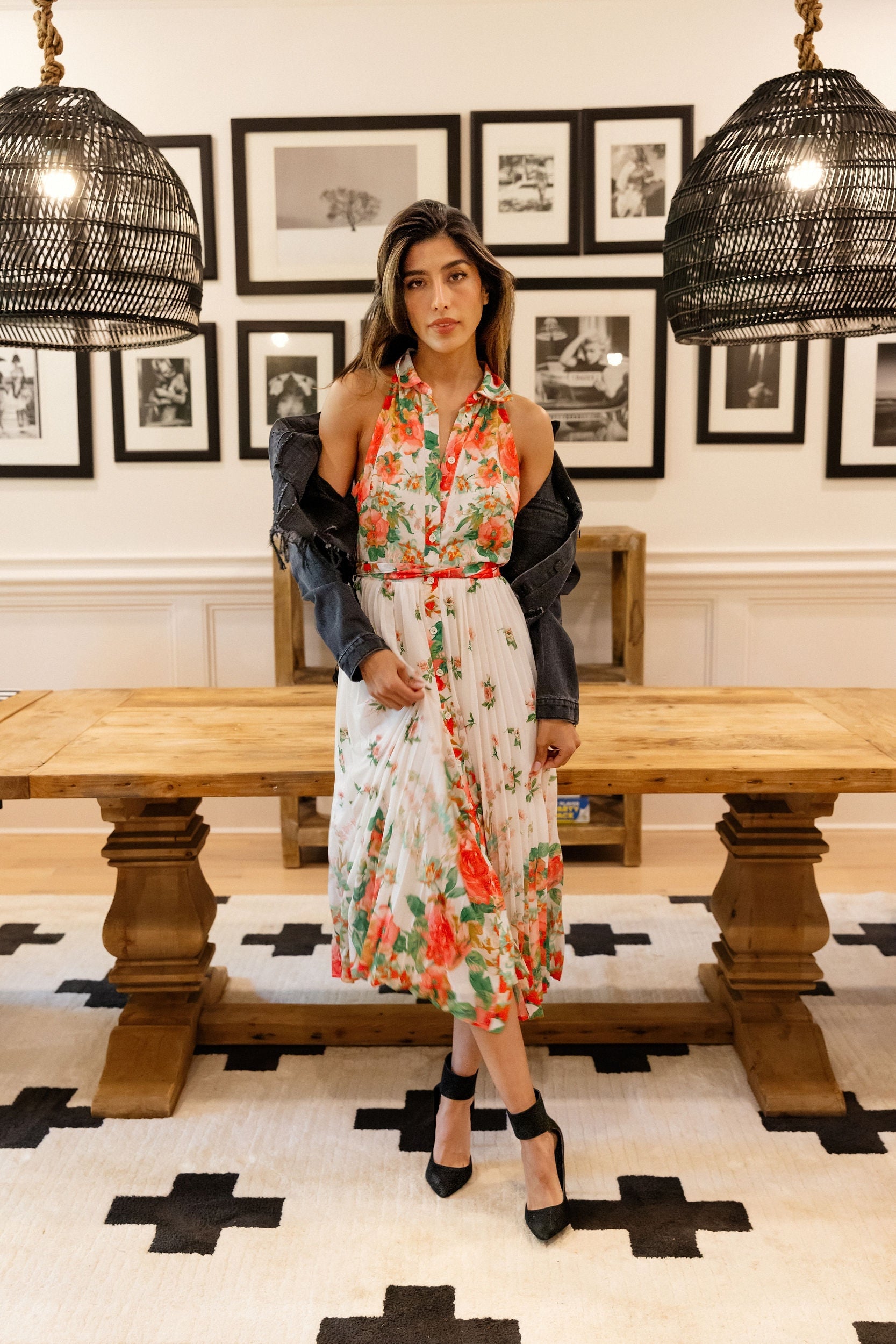 The Pierce High Neck Maxi Dress