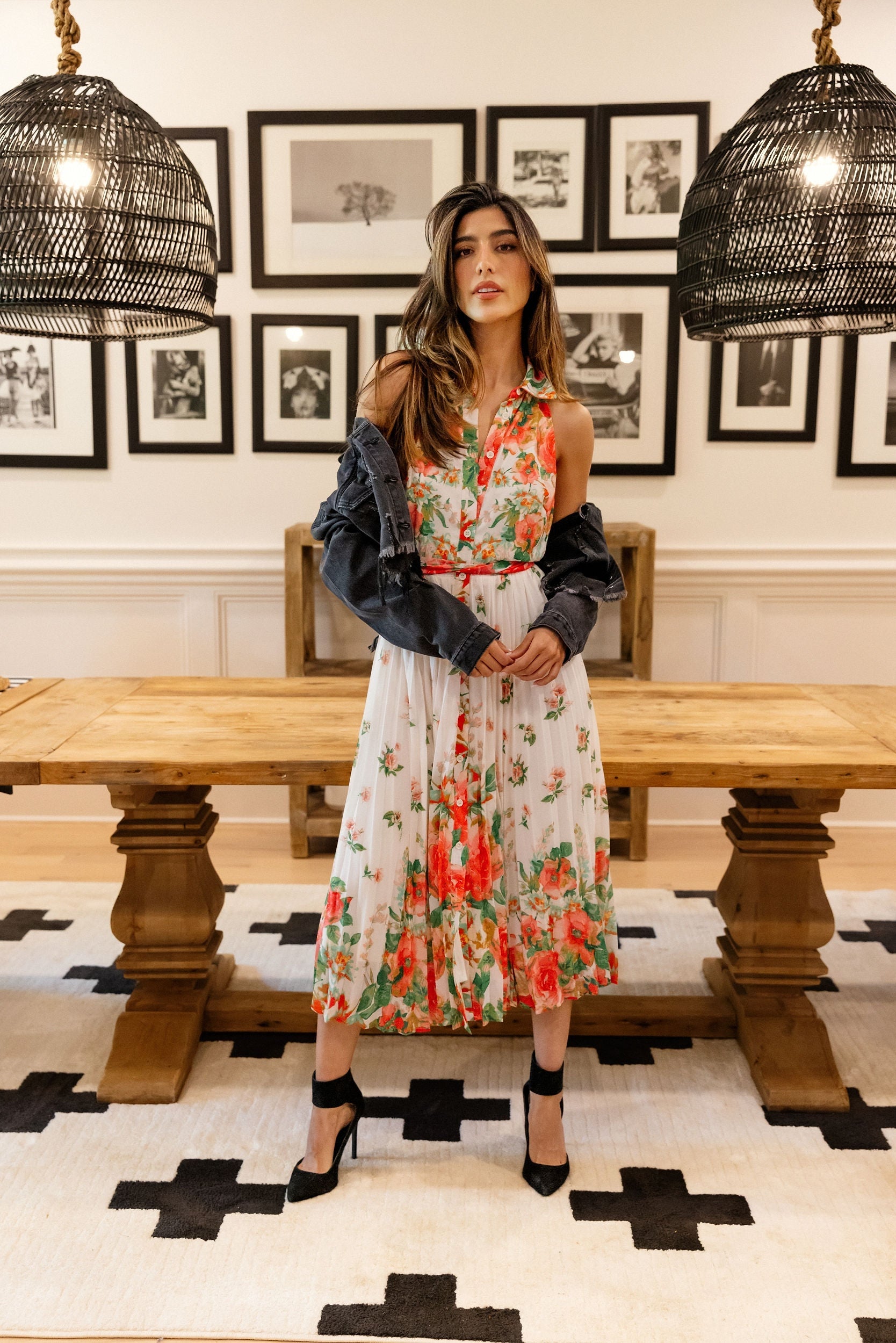 The Pierce High Neck Maxi Dress
