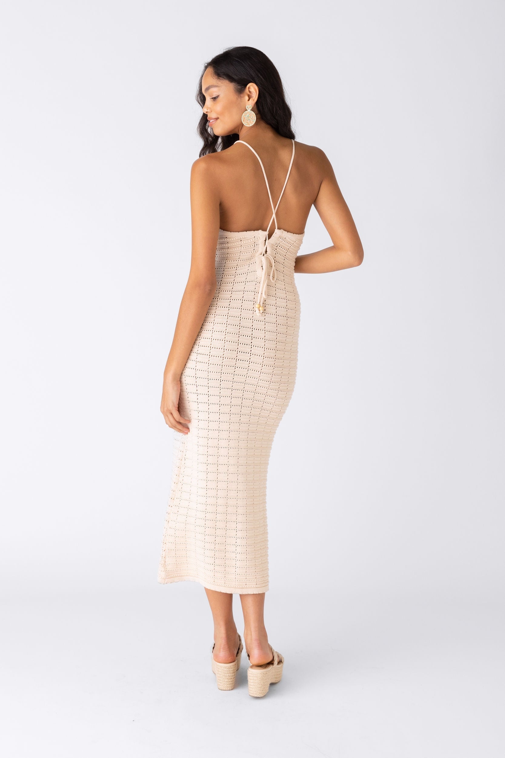 SALE - Valerie Crochet Midi Dress