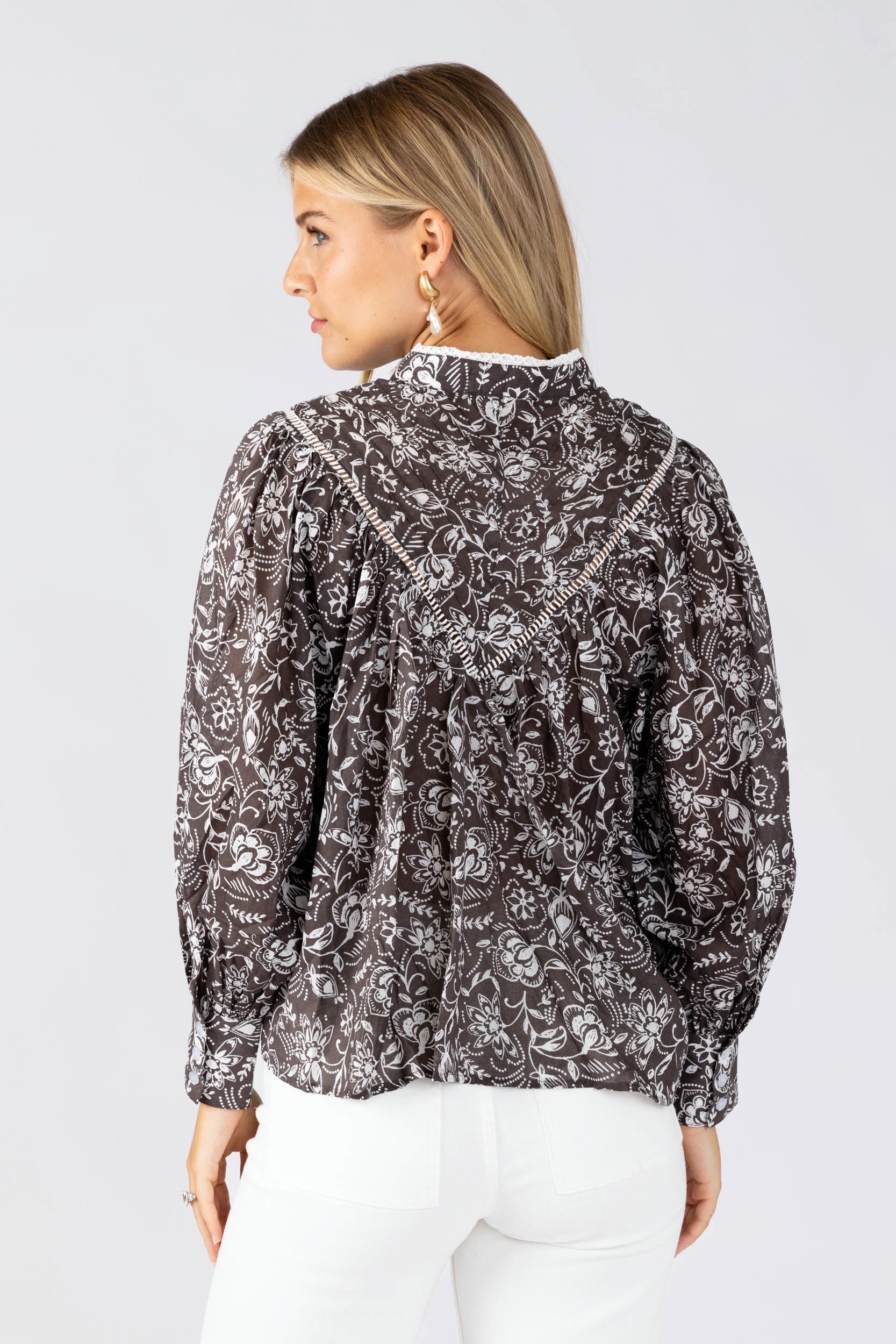 Isolde High Neck Blouse