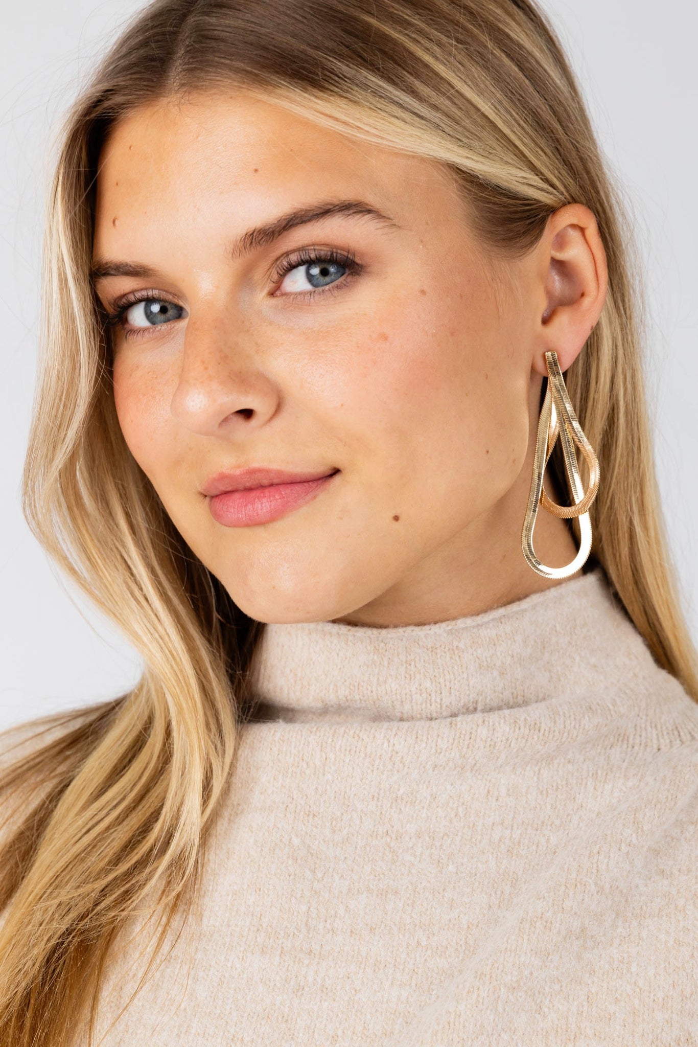 SALE - Nina Double Chain Earrings