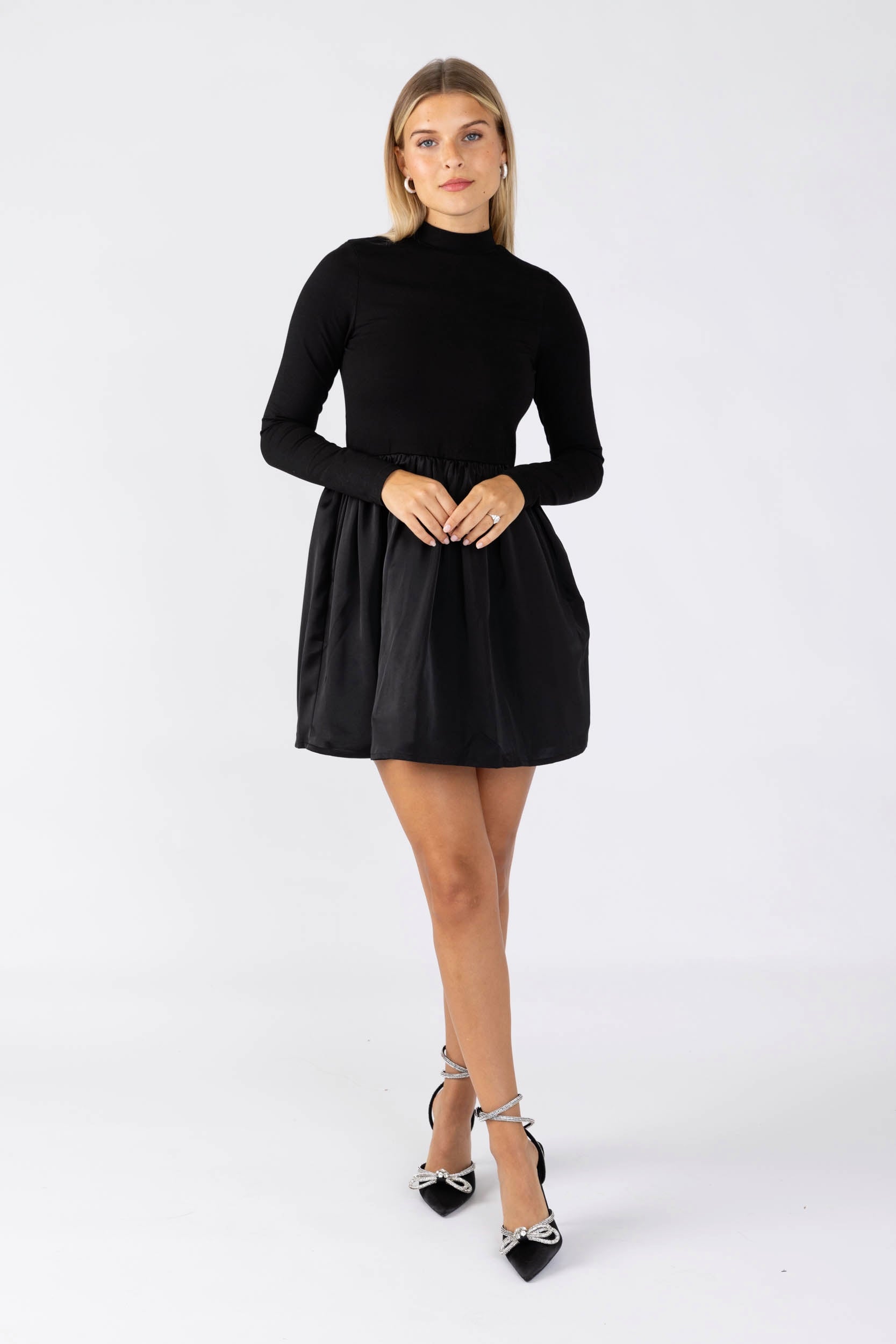 Natalie Woven Mix Dress