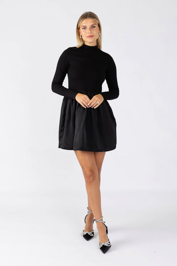 Natalie Woven Mix Dress