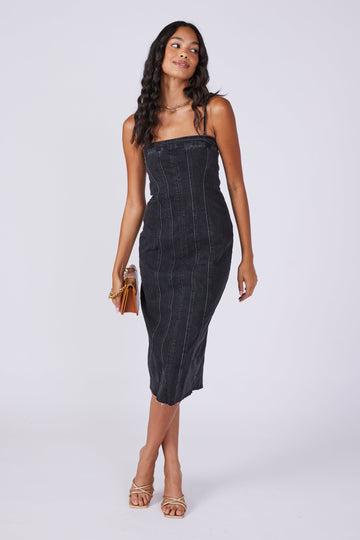 SALE - Asia Denim Bodycon Dress