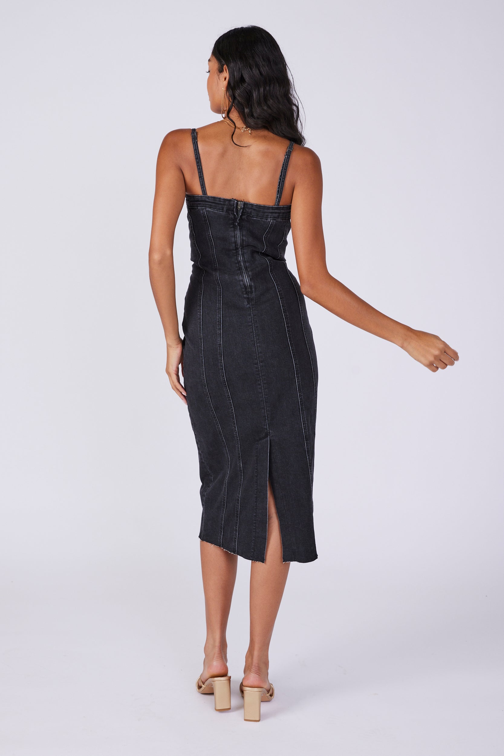 SALE - Asia Denim Bodycon Dress