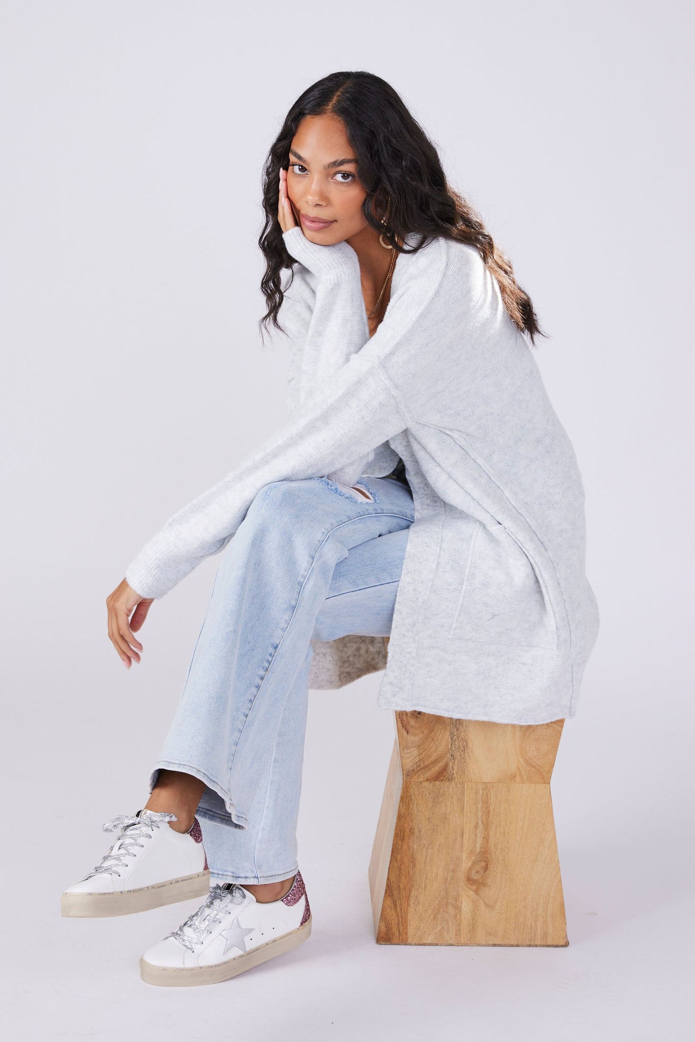 SALE - June Seamed Cardigan