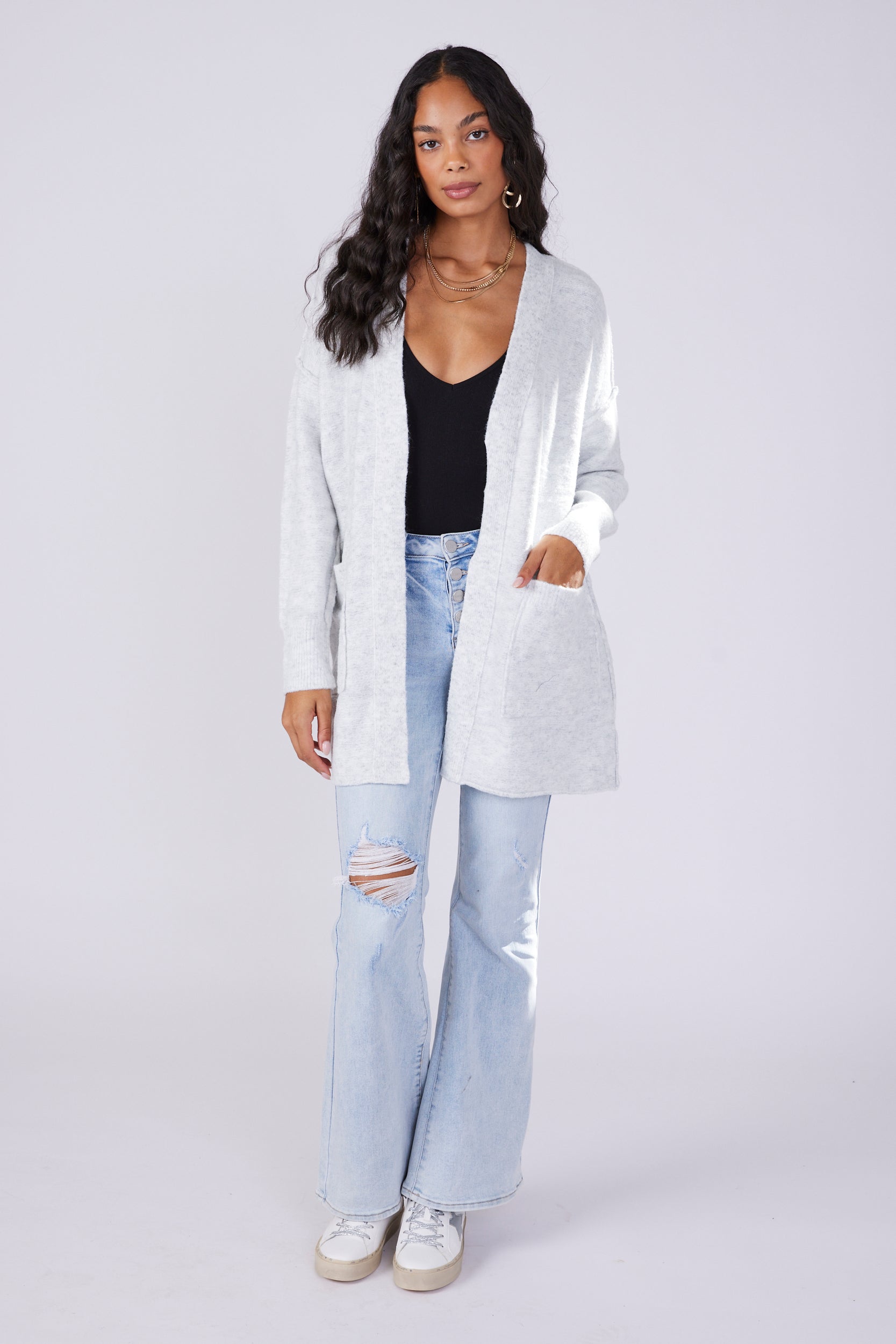 SALE - June Seamed Cardigan