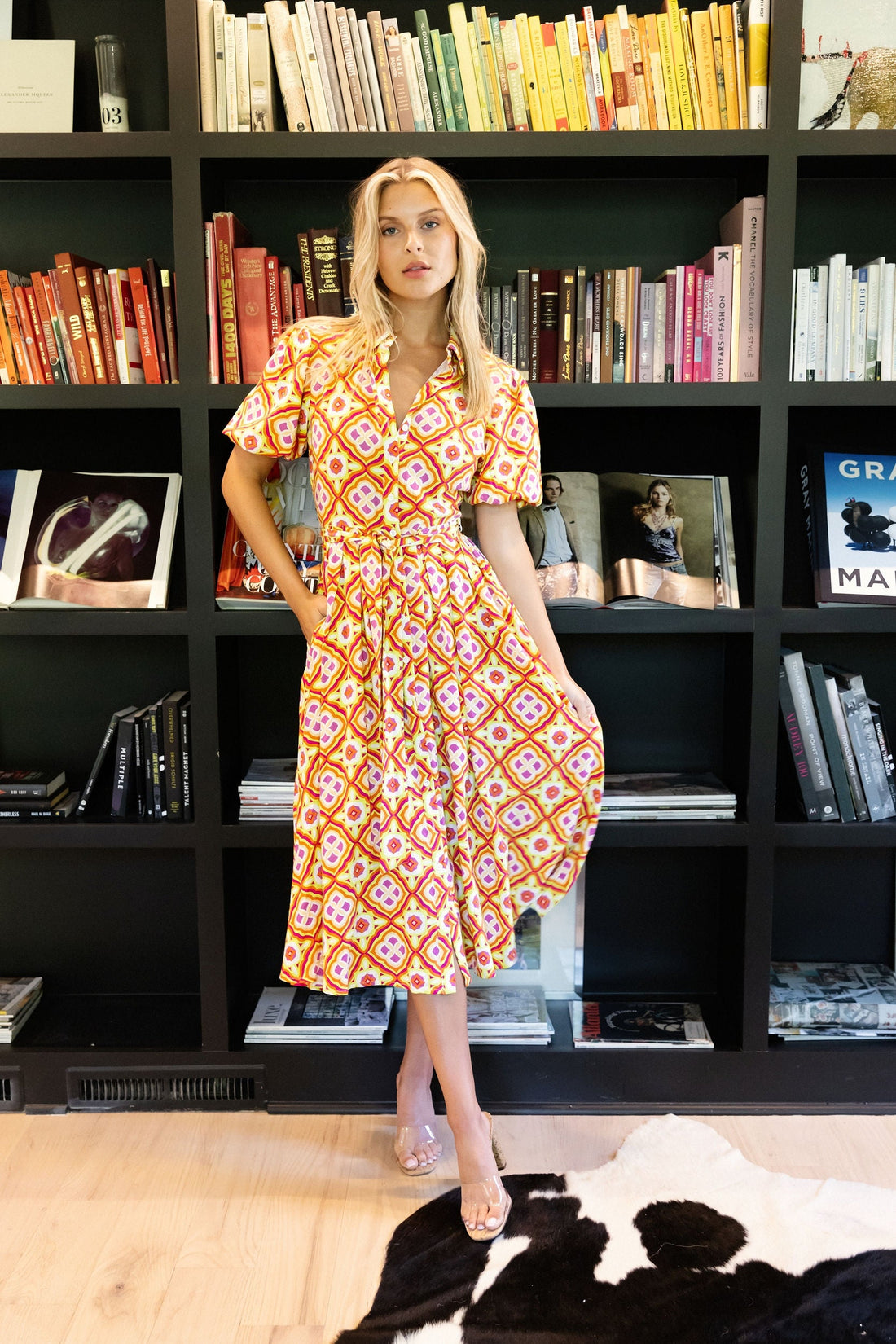 The Wong Button Down Midi Dress