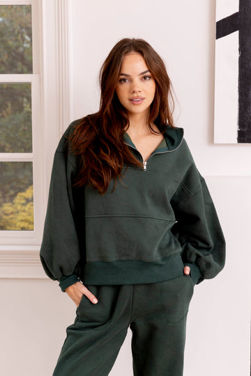 SALE - Clemi Half Zip Pullover