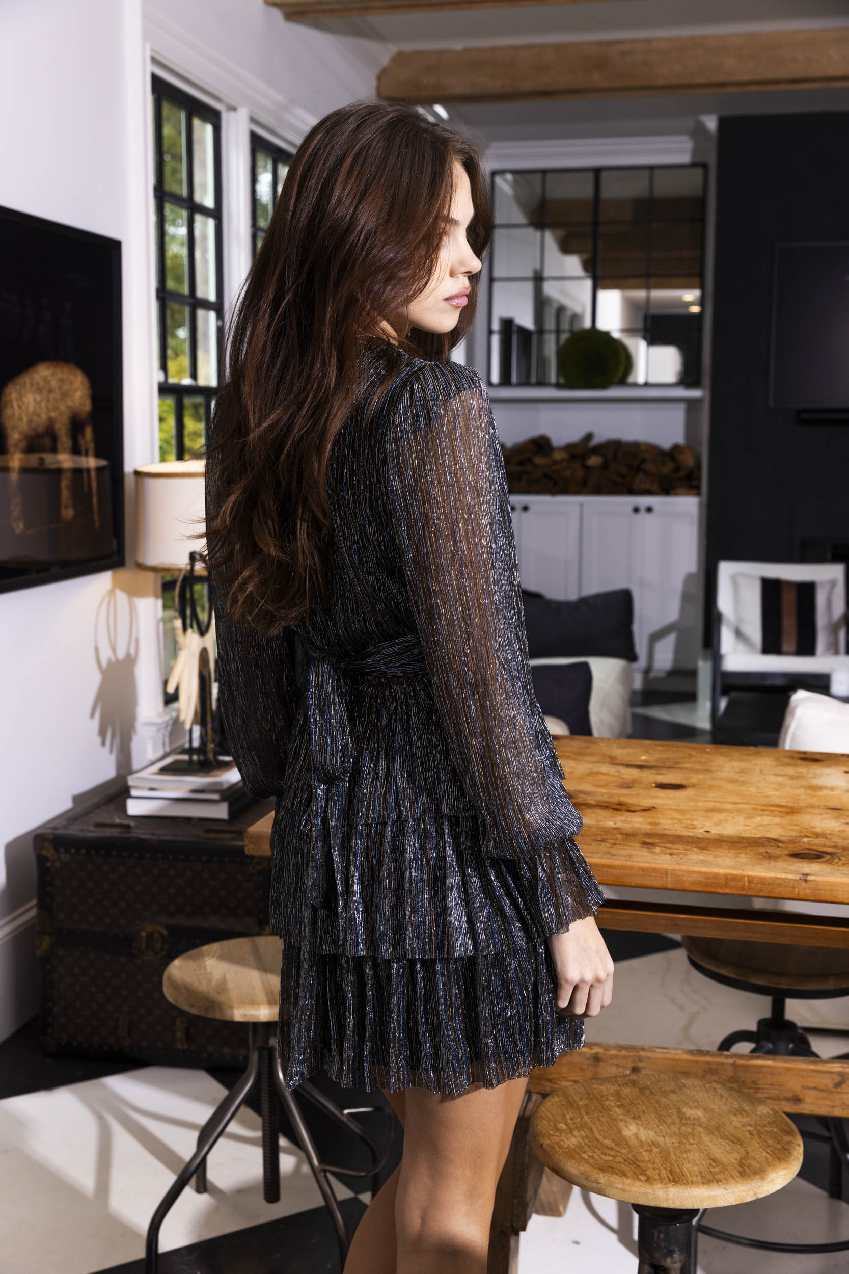 SALE - Keaton Shimmer Detail Dress