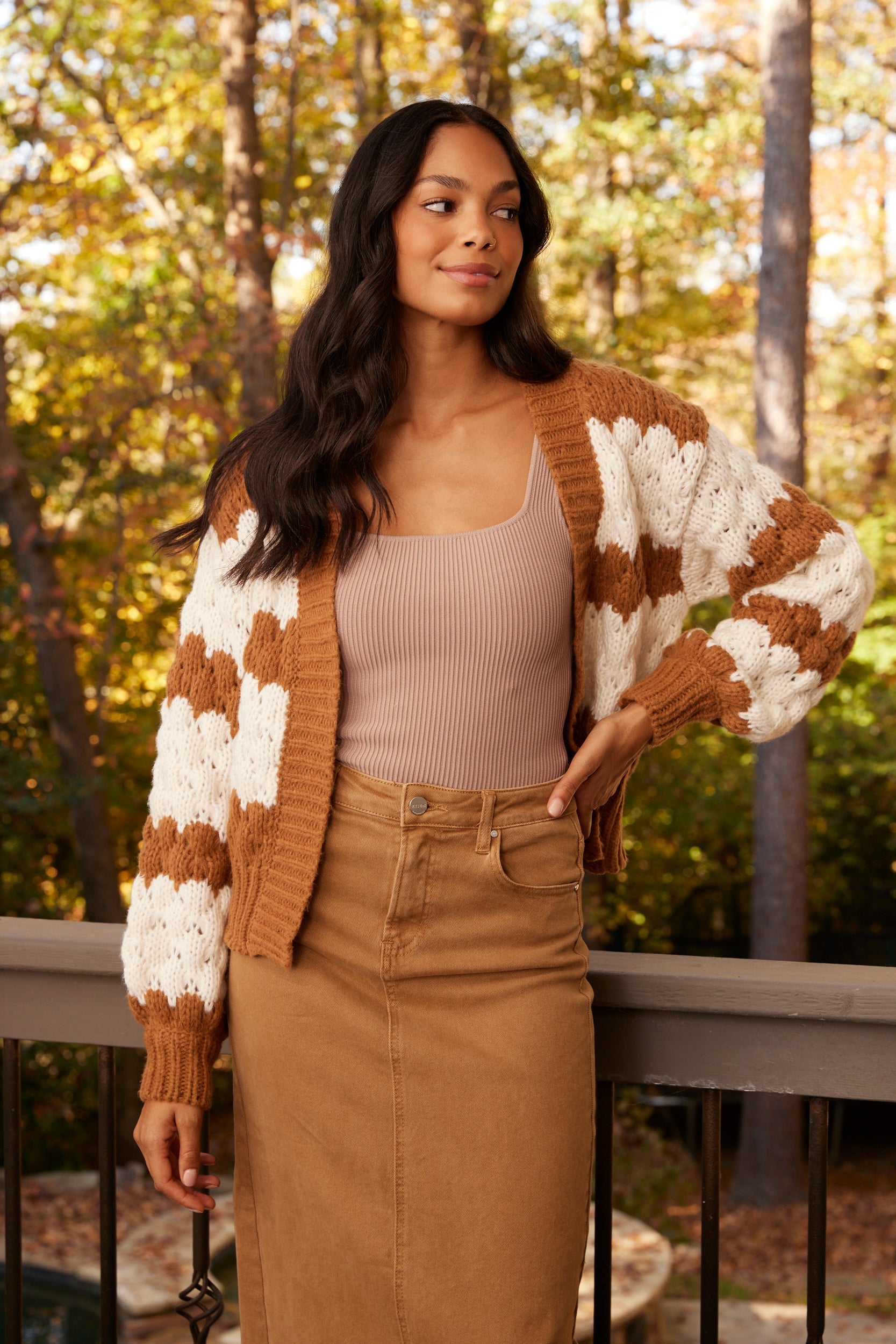 SALE - Kimball Striped Cardigan