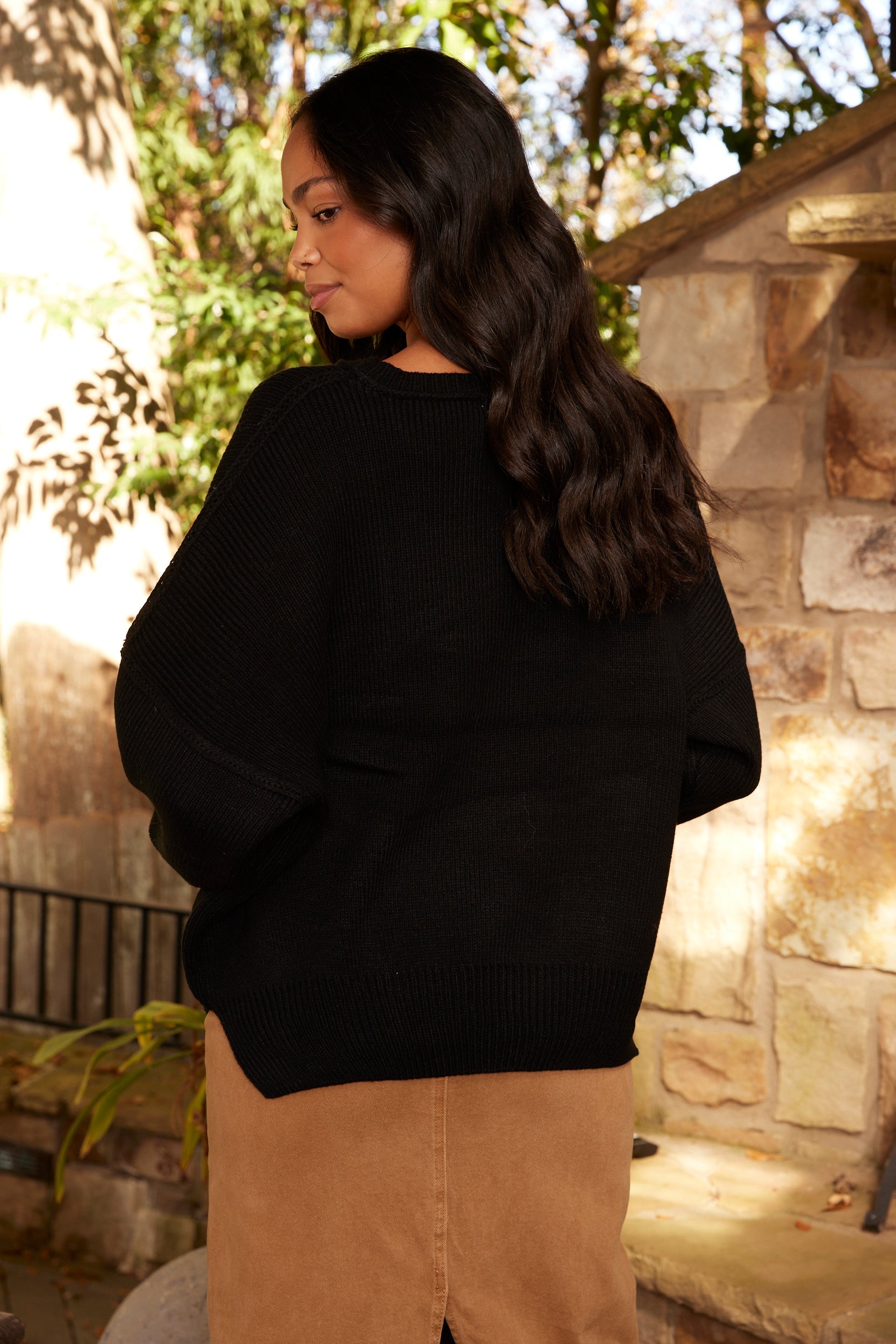 SALE - Moore Oversized Crew Sweater