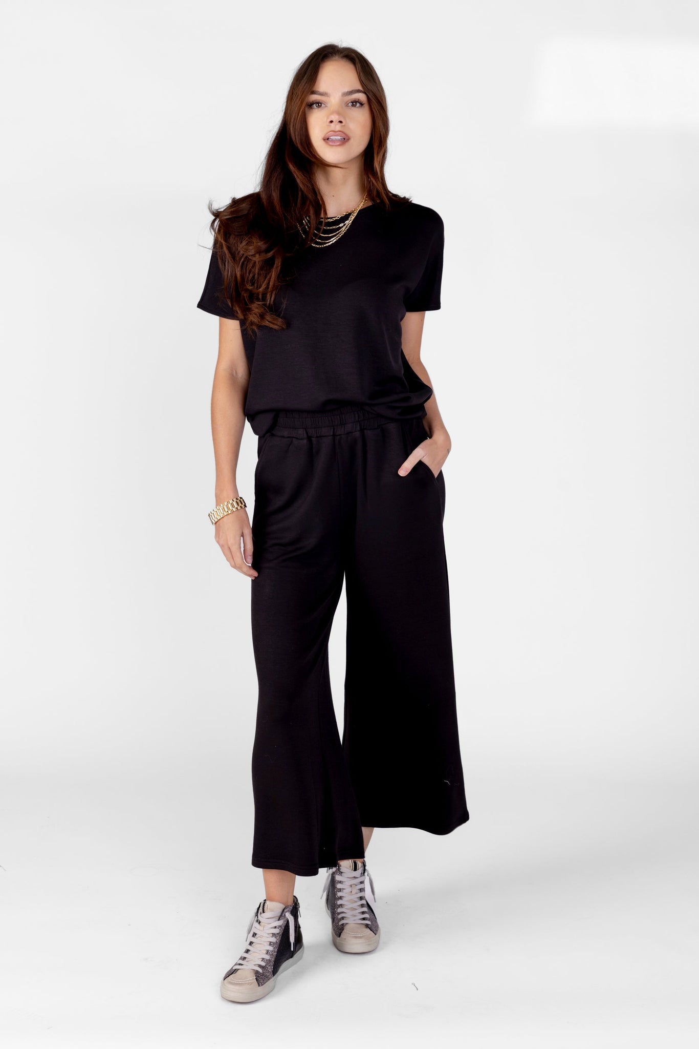 SALE - Tia Dolman Soft Lounge Top