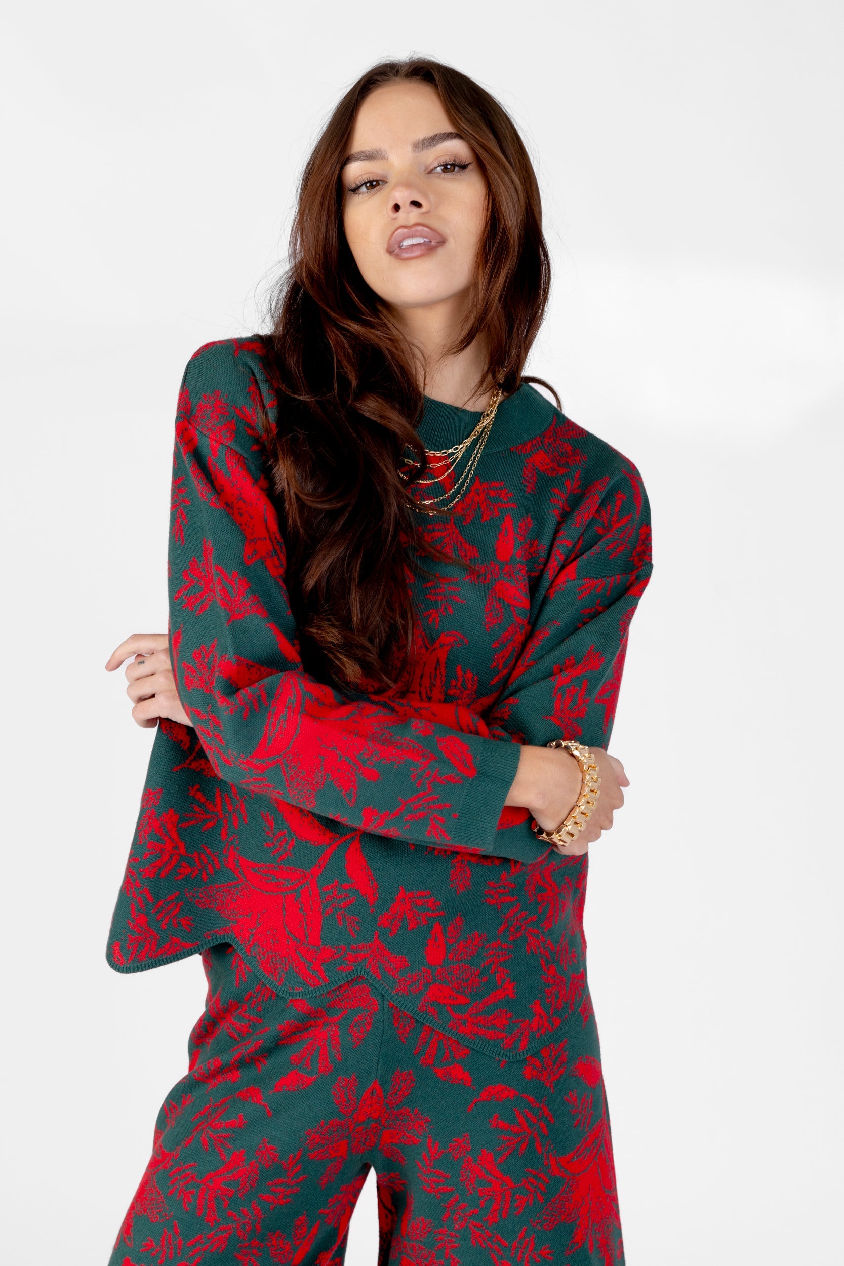 SALE - Winters Jacquard Sweater Top