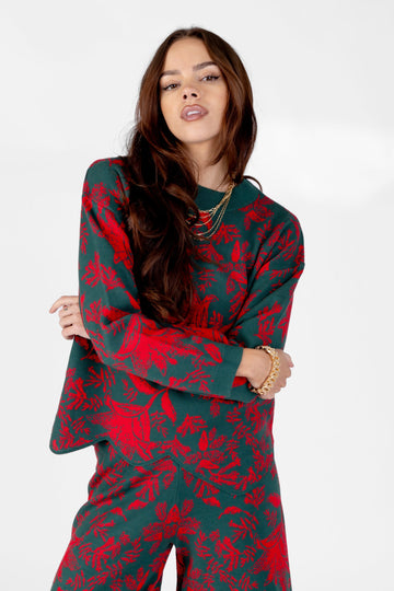 SALE - Winters Jacquard Sweater Top