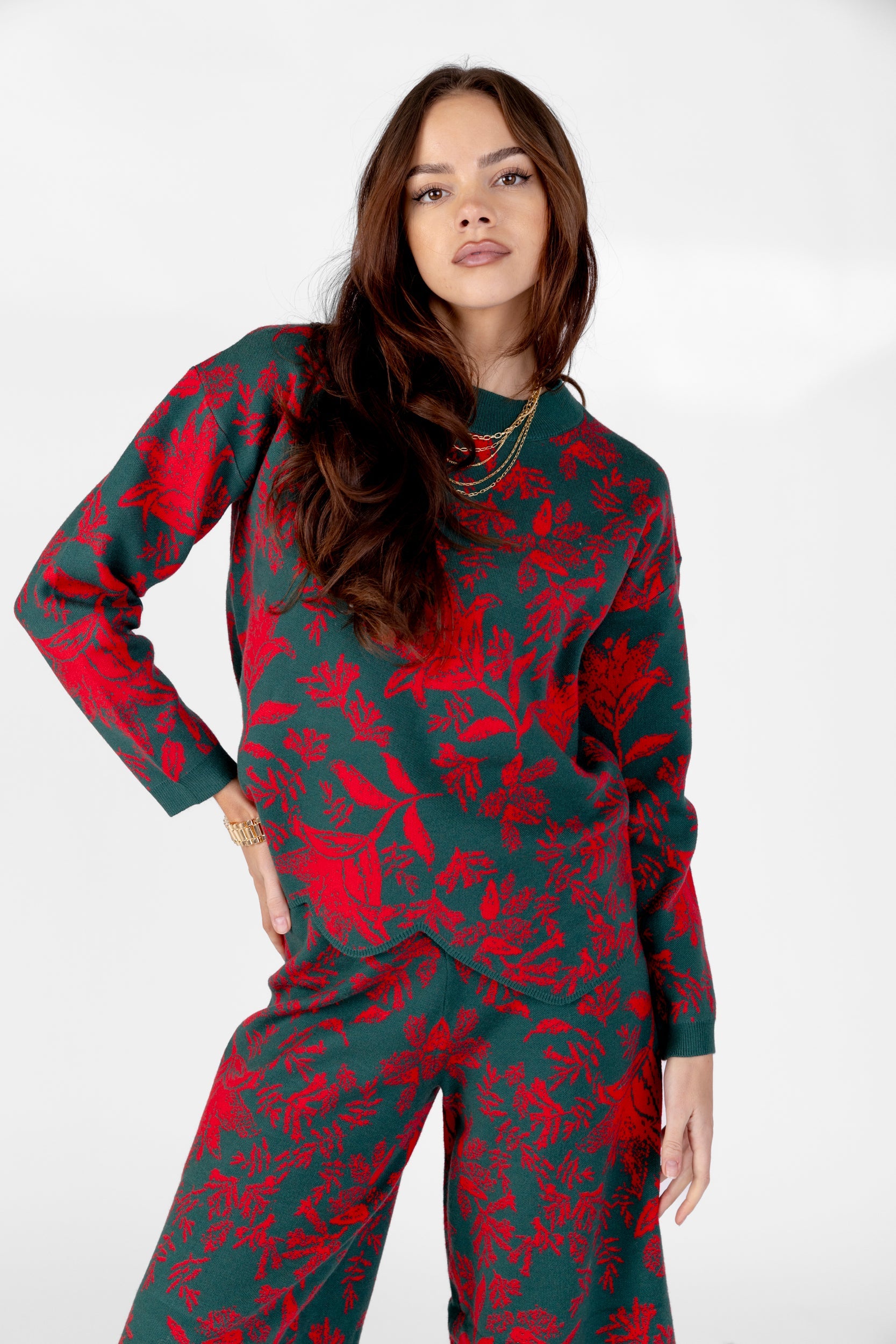 SALE - Winters Jacquard Sweater Top