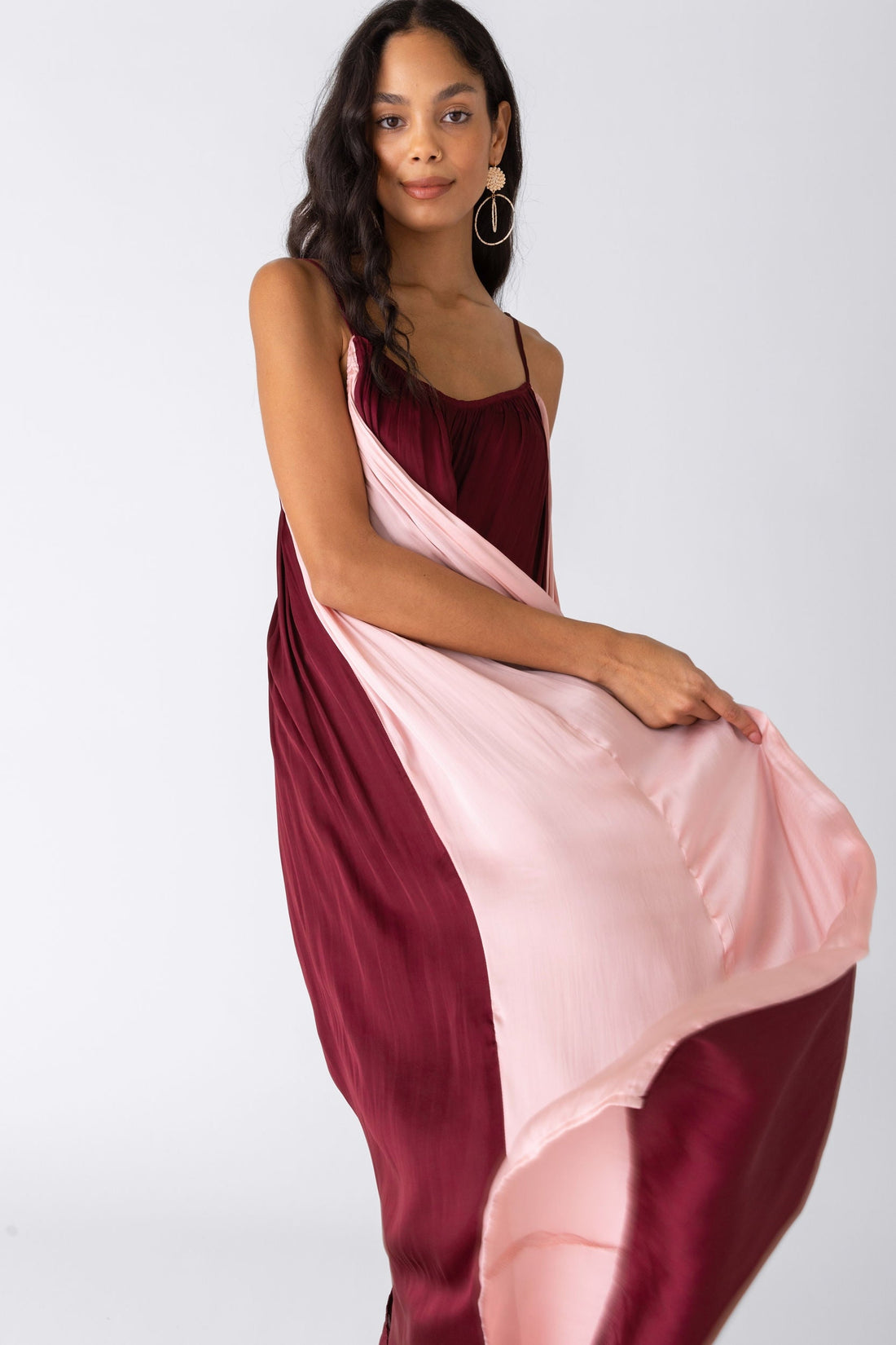 SALE - Ava Two-Tone Maxi Dress