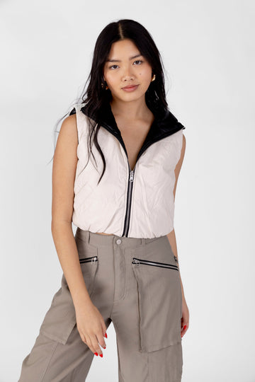 SALE - Jones Reversible Faux Leather Vest