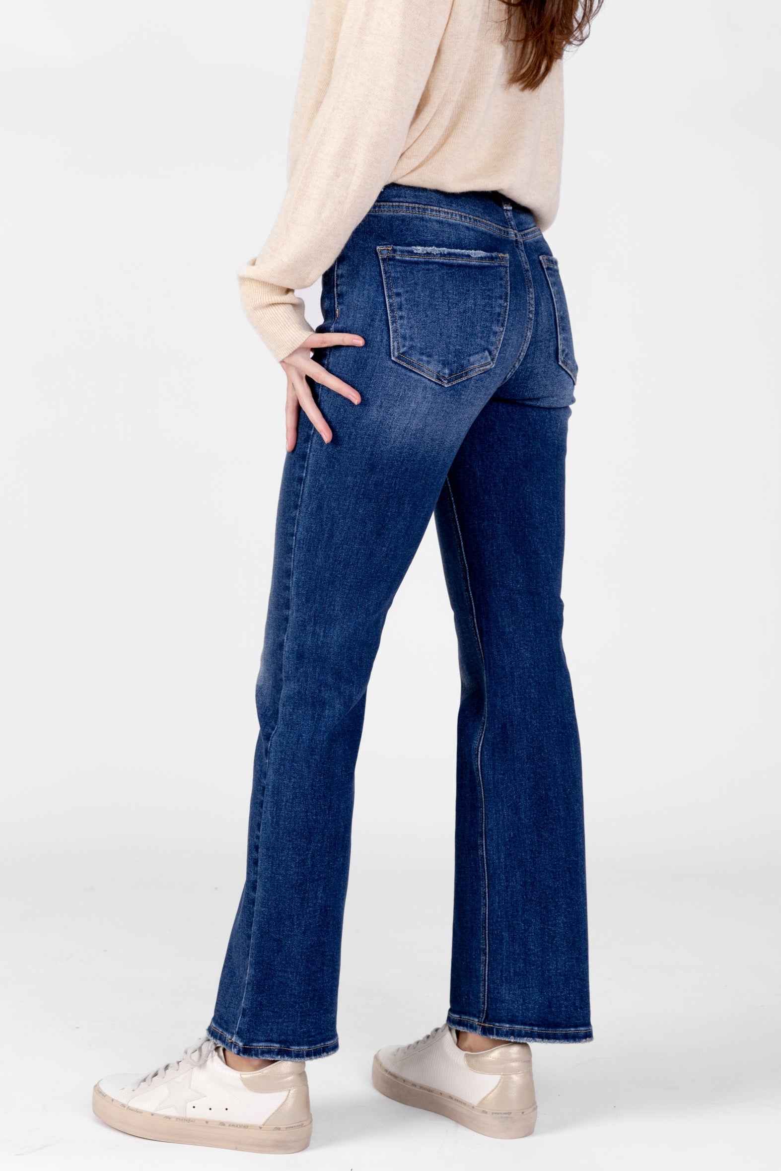 Merritt Risen Mid Rise Bootcut Jean