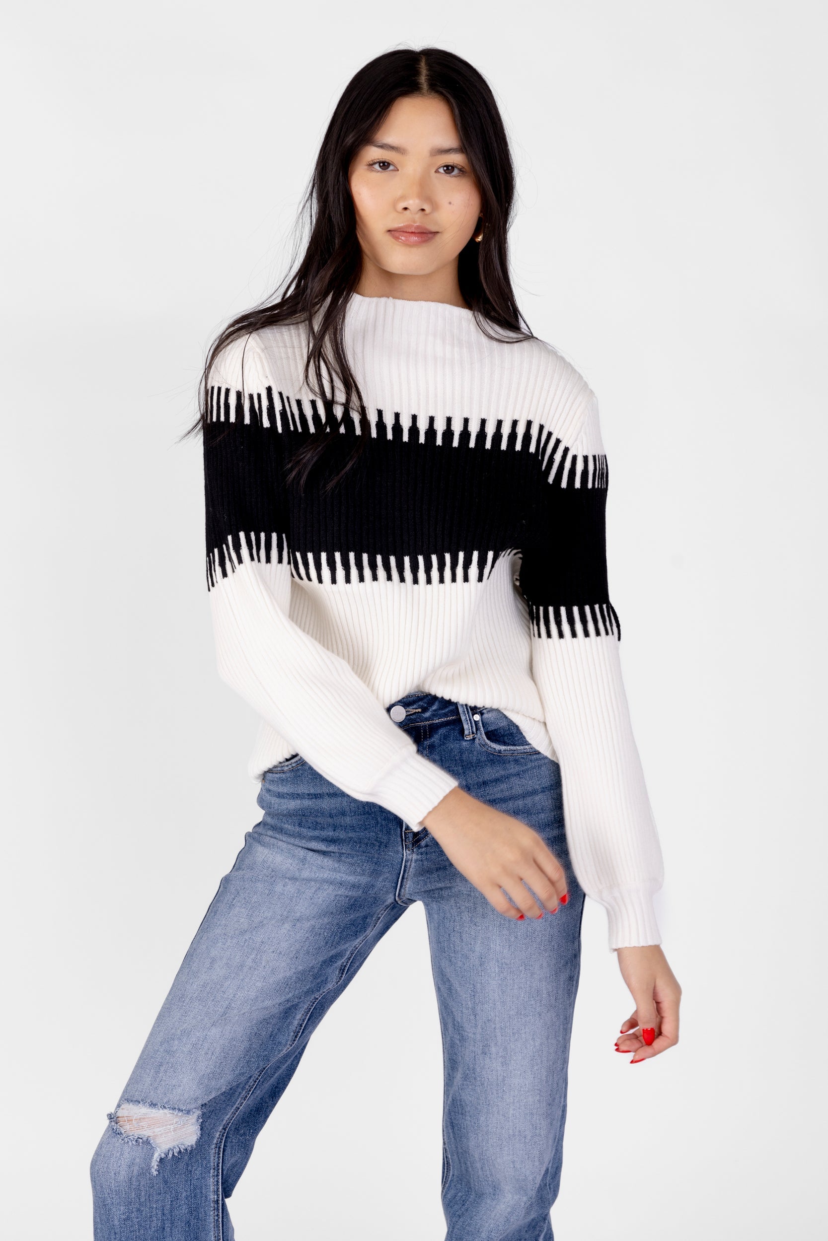 Kristen Colorblocked Sweater