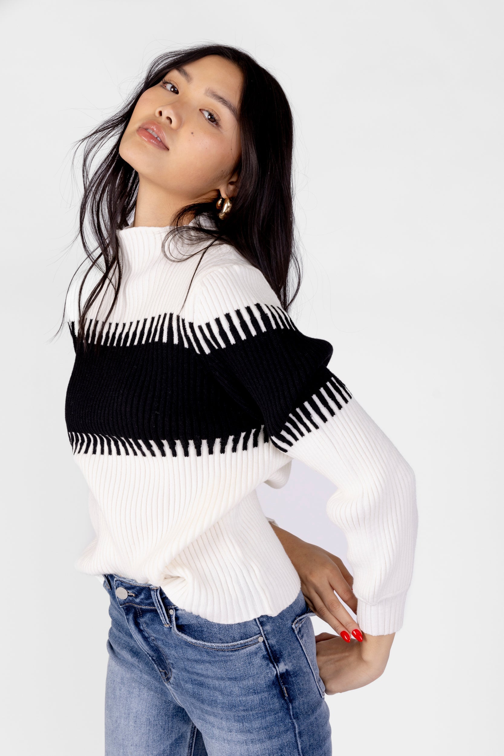 Kristen Colorblocked Sweater