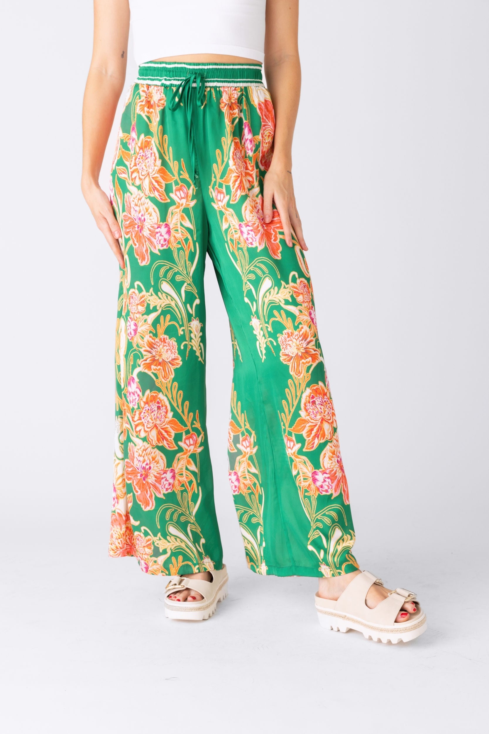 Ela Floral Wide Leg Pant