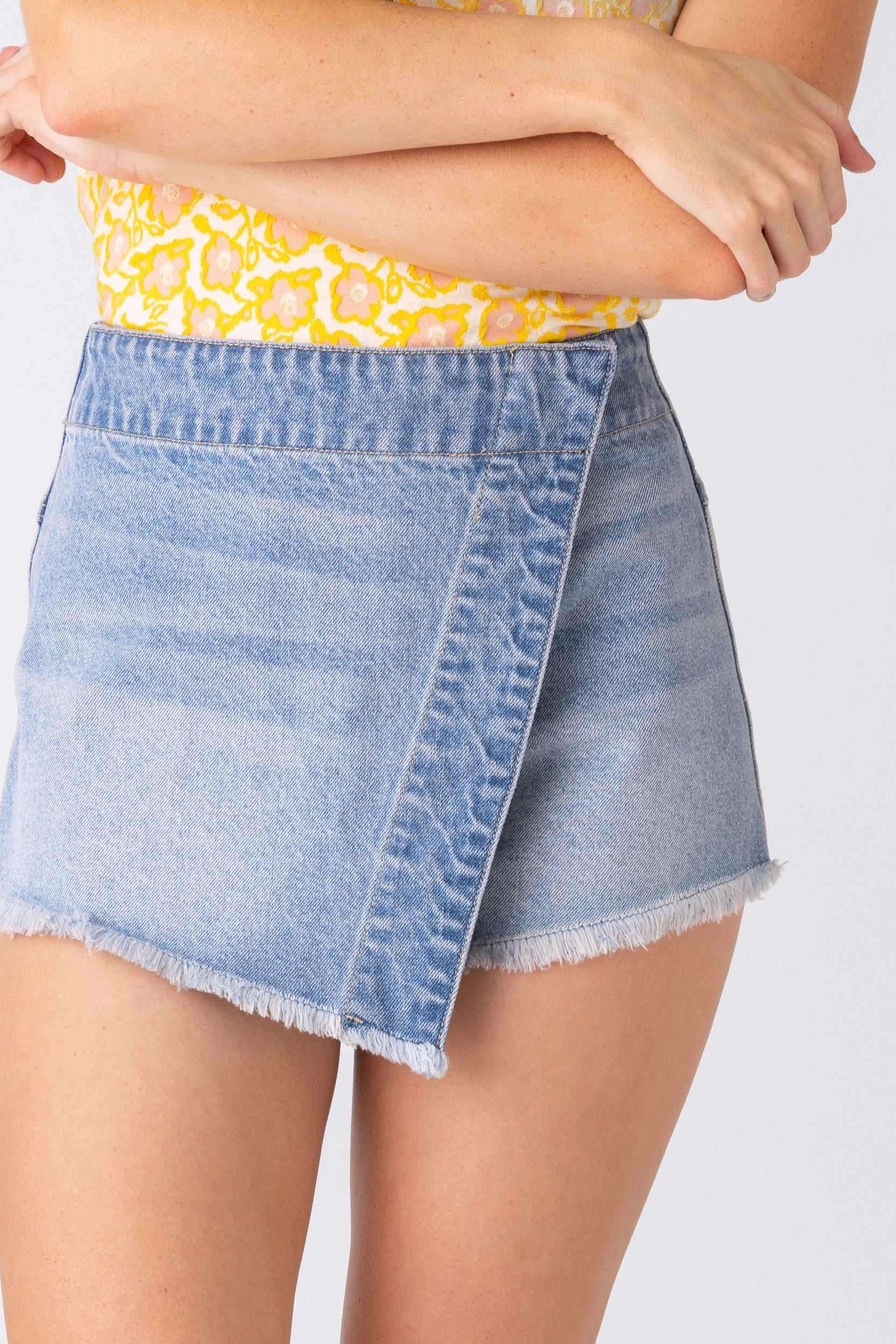 Marwa Denim Skort