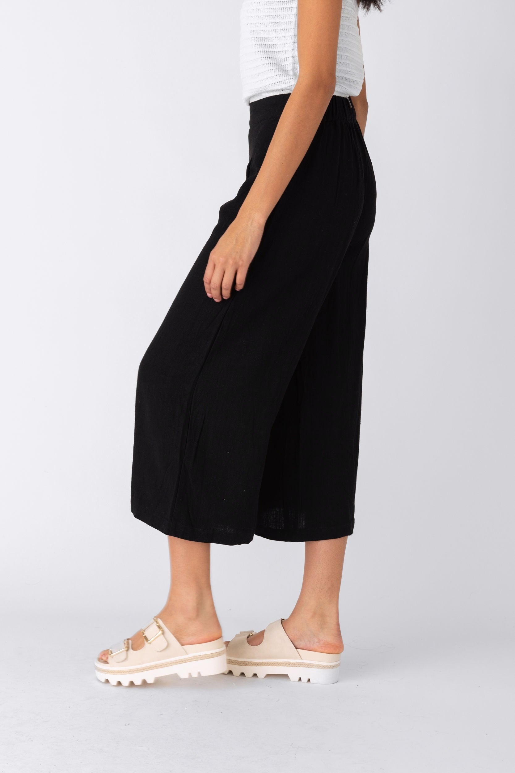 SALE - Sallie Linen Wide Leg Pant