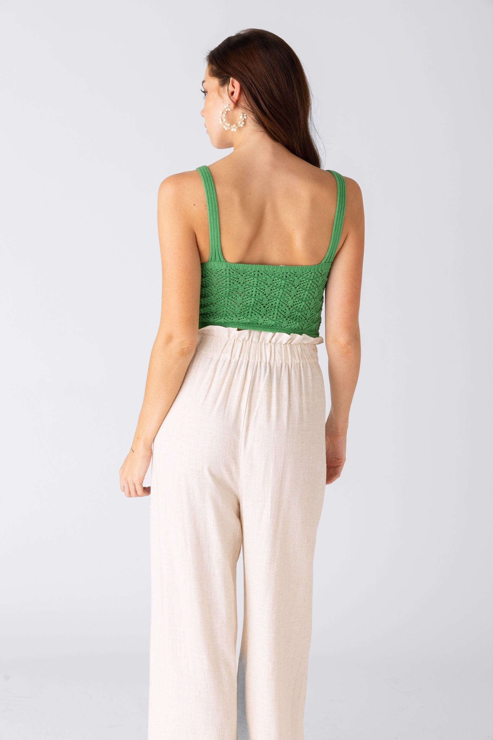 Lilia Crochet Cropped Top