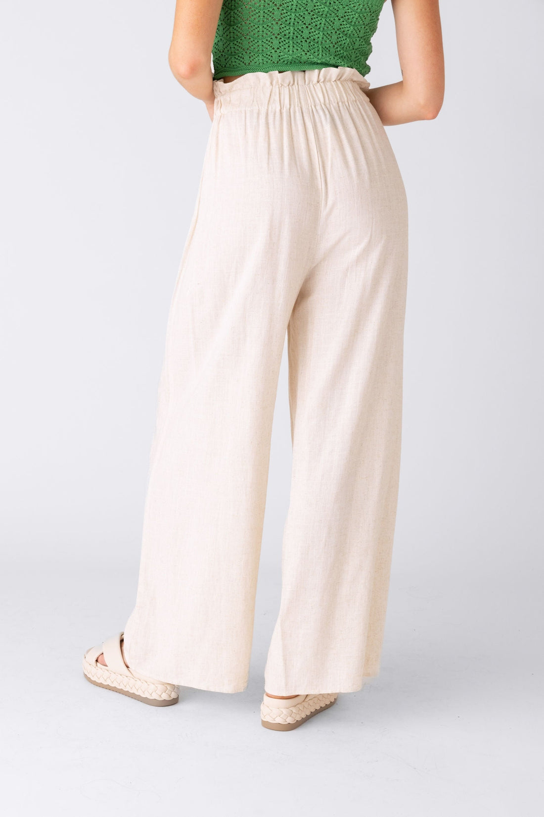 SALE - Banks Tie Waist Linen Pant