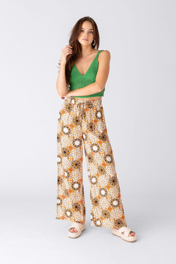 Demi Printed Wide Leg Pant