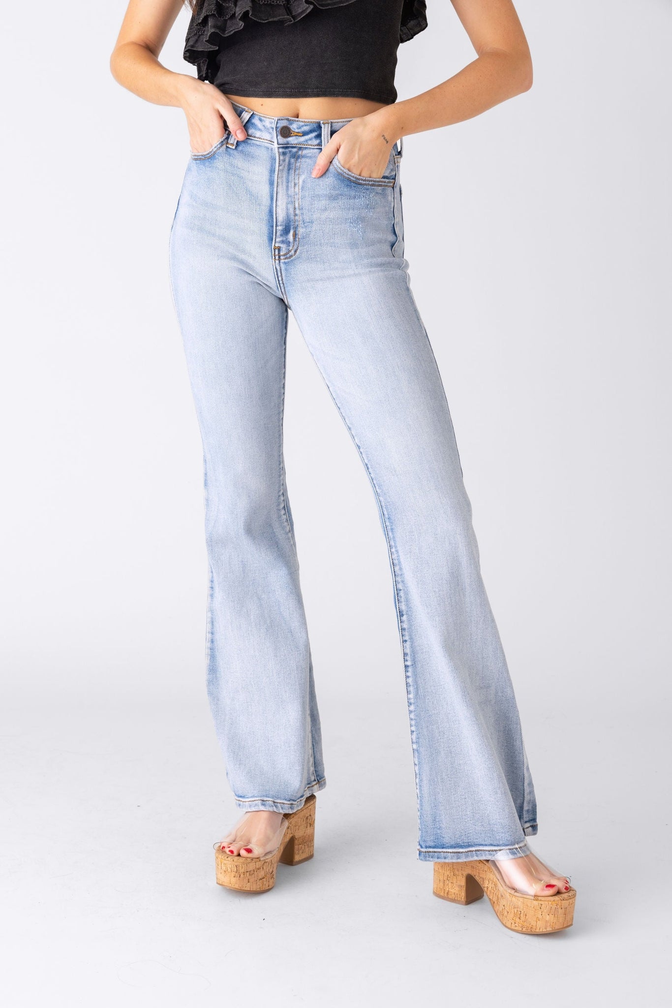 Maddie High Rise Flare Jeans