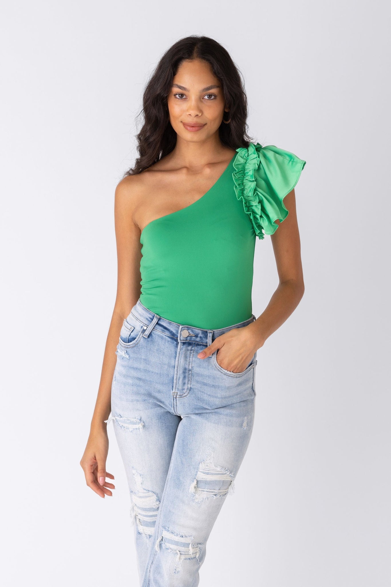 Sasha One Shoulder Bodysuit